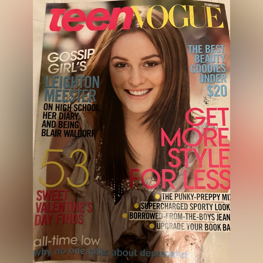 Teen Vogue magazine February 2009 issue